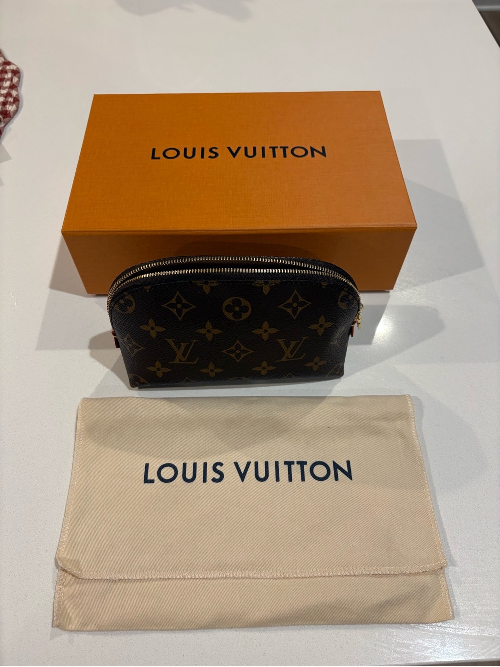 Louis Vuitton Monogram Cosmetic Pouch - Brown